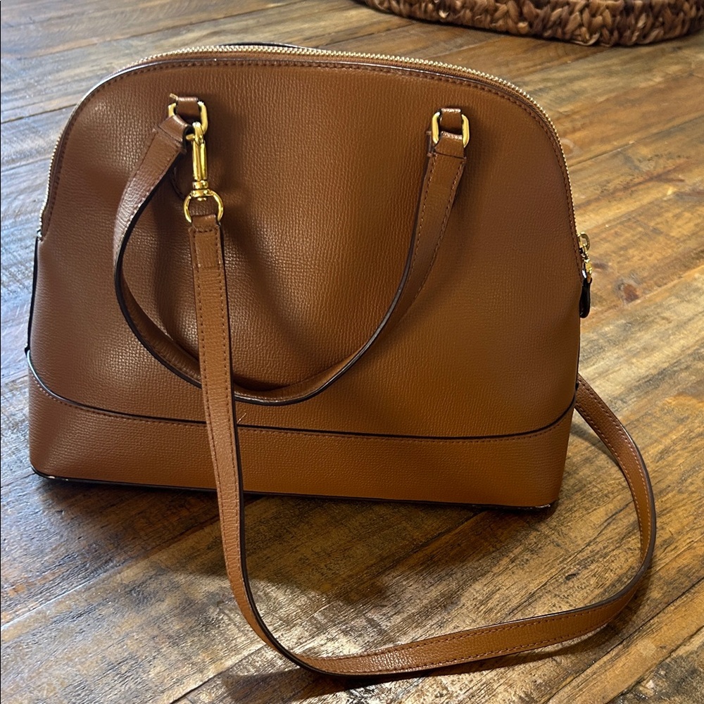 Ralph Lauren Tan Leather Shoulder Bag - Picture 5 of 14